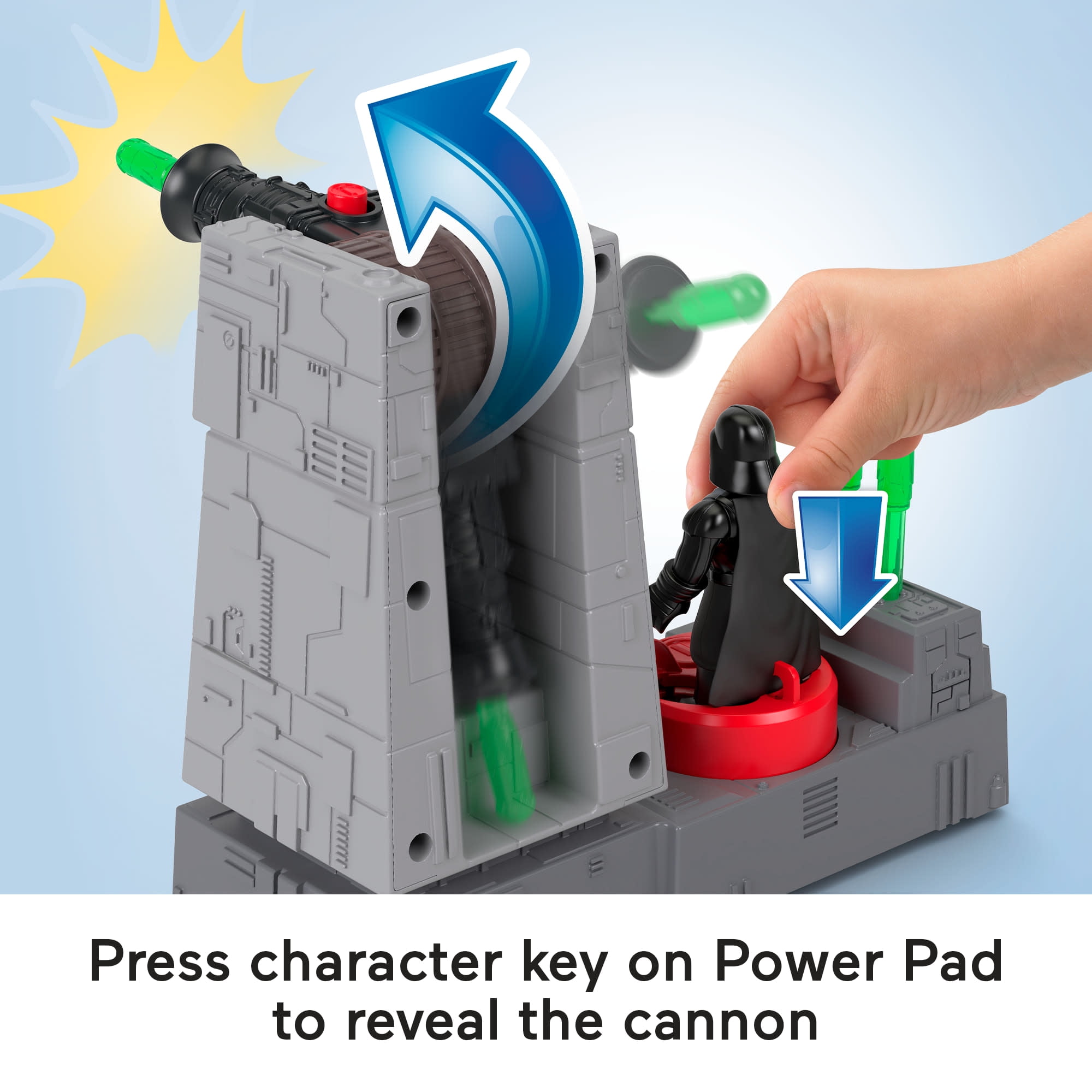 Fisher-Price Imaginext Star Wars Todesstern-Turm – Mit Darth Vader Figurenschlüssel & Kanone, Für Kinder Ab 3 Jahren