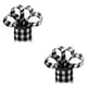 thumbnail image 1 of Cinta decorativa Yuarrent Lino a cuadros Negro Blanco Rojo 5m, 1 of 6