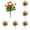 D, variant on Flower Bouquet for Outdoor Yard, Front Porch, and Patio, Artificial Floral Arrangement for Garden, Railing, Balcony, Terrace, and Planter Decor, Outdoor Home & Garden Supplies, 12.60 Inch
