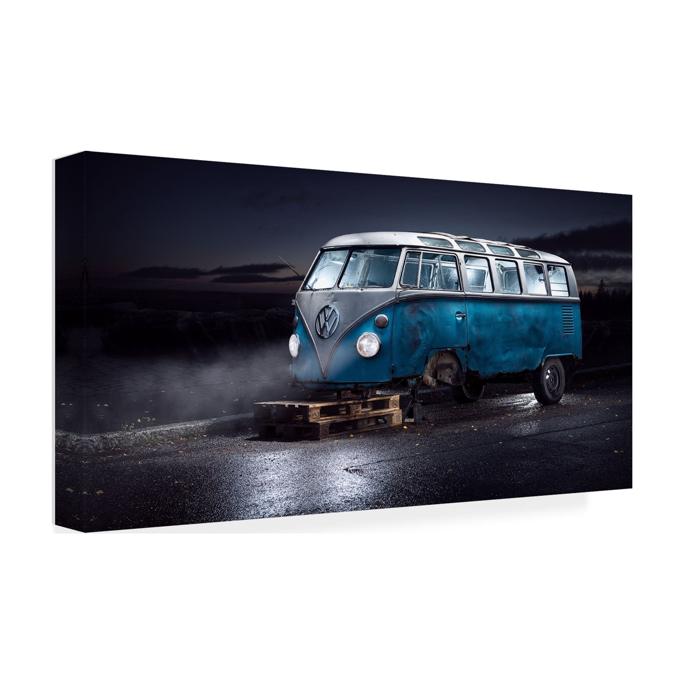 Petri Damsten 'Vw Kleinbus' Canvas Art