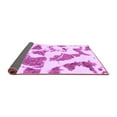 thumbnail image 2 of Ahgly Company Indoor Rectangle Abstract Purple Modern Area Rugs, 4' x 6', 2 of 4