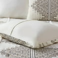 thumbnail image 4 of Gracie Mills Modern Geometric Print 4-Piece Microfiber Duvet Cover Set with Throw Pillow - GRACE-15616, 4 of 5