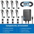 thumbnail image 4 of SUNVIE All-in-One LED Low Voltage Landscape Lighting Kit with Transformer and Wire for Garden, 4 of 9