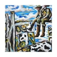 thumbnail image 4 of Cowboy on the Fence - Canvas, 4 of 25