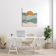 thumbnail image 2 of Stupell Indtries Abstract Beach Sunrise Layered Shape Ocean Waves,30 x 40,Design by Birch&Ink, 2 of 6