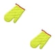 thumbnail image 1 of Manoplas de cocina Toystoory Anti-calor algodón Antideslizante 2Conjunto puntos verdes, 1 of 6