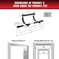 Nikou Iron Gym Pull Up & Sit Up Bar, Doorway Home Fitness Equipment
