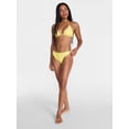 thumbnail image 2 of No Boundaries Reversible Polka Dot Triangle Bikini Top, Women's XXS-XXL, 2 of 5