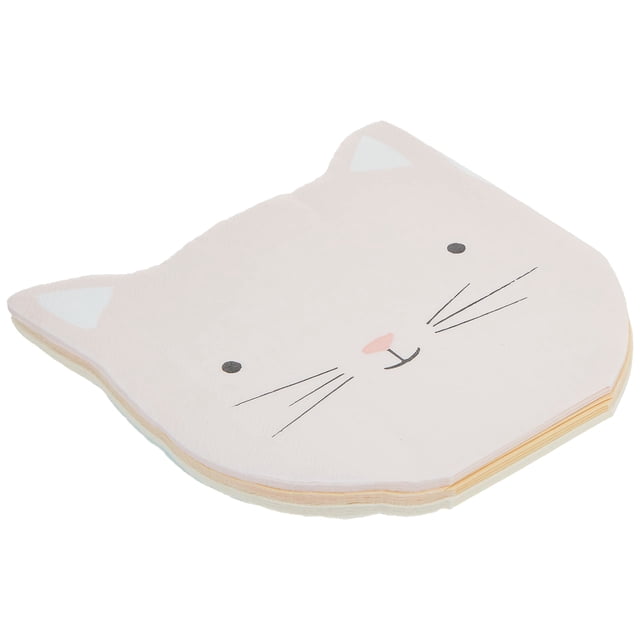 Servilletas desechables Meri Meri Gato Lindo, 3 capas, paquete de 16