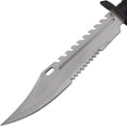 thumbnail image 4 of Snake Eye Tactical 16.5" Fixed Blade Survival Hunting Knife - 11.5" Half Serrated Sawback Stainless Steel Blade w/ Sheath & Sharpener, 4 of 6