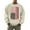 Beige, variant on Men's Valentine's Day Sweatshirt Long Sleeve Crew Neck Casual Love Heart Print Pullover Sweater