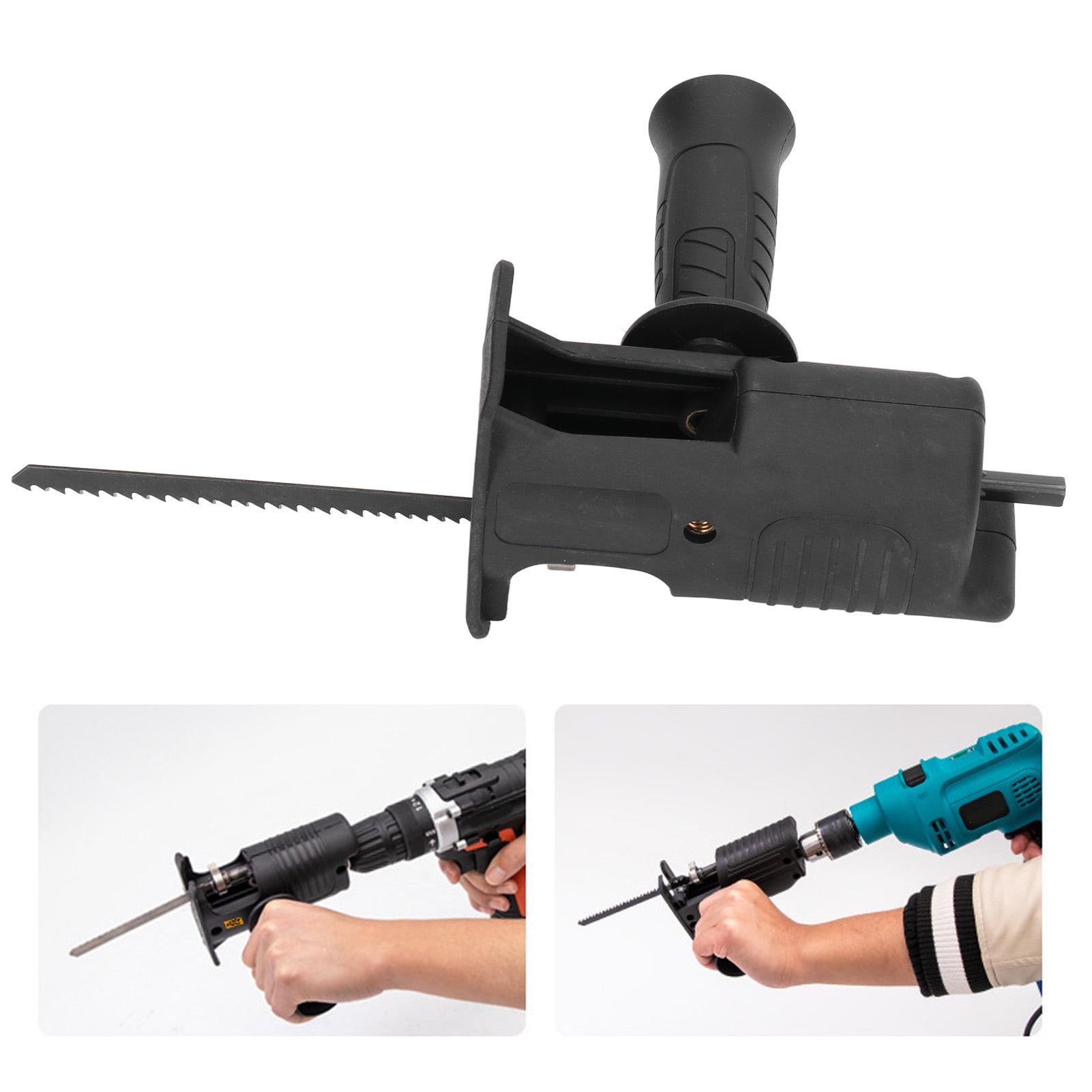 FAGINEY Reciprocating Saw Attachment Kit For Cordless Drill With Blades