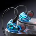 thumbnail image 4 of Twowood auricular Auriculares con cable universal de 3.5 mm Auriculares de la música de la música de la oreja pesada con micrófono, 4 of 6