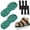 C, variant on Lawn Aerator Shoes With Stainless Steel Shovel,Aerator Lawn Tool For Effectively Aerating Lawn Soil,Universal-Size Heavy-Duty Aerator Shoes For Lawns, Gardens, Patios and Yards, Green