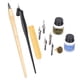 thumbnail image 1 of Juego De Plumas Para Caligrafía Con De Madera Y Plumillas Metálicas. Incluye 5 Plumillas Desmontables Y Un Pequeño Sello De Cera. Diferentes especificaciones, 1 of 7