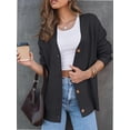 thumbnail image 2 of Women's Cardigan, New Cardigan Large Button Fashion Top, 2 of 5