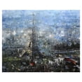 thumbnail image 2 of Blue Paris by Mark League Canvas Art, 2 of 4