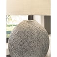 thumbnail image 3 of Bowery Hill Contemporary 26"H x 18"W x 10"D Resin Paper Table Lamp in Beige, 3 of 4