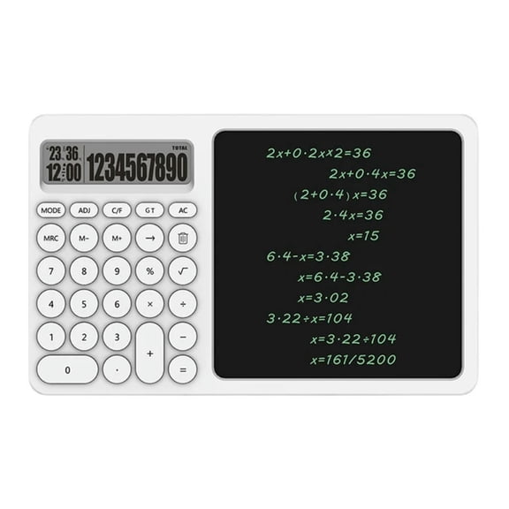 FOR Office Calculator with LCD Writing Tablet Multi functional Durable ABS Material
