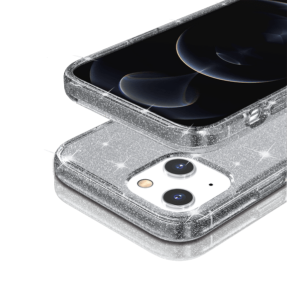 For Apple iPhone 11 Glitter Ultra Thick 3mm Translucent Hybrid Phone Case Cover