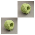 thumbnail image 1 of Naiovety Cuerdas de cinta de arpillera retorcidas para banquete de boda Cuerdas de hilo de coser Cuerdas de embalaje portátiles DIY Verde claro 2piezas, 1 of 5
