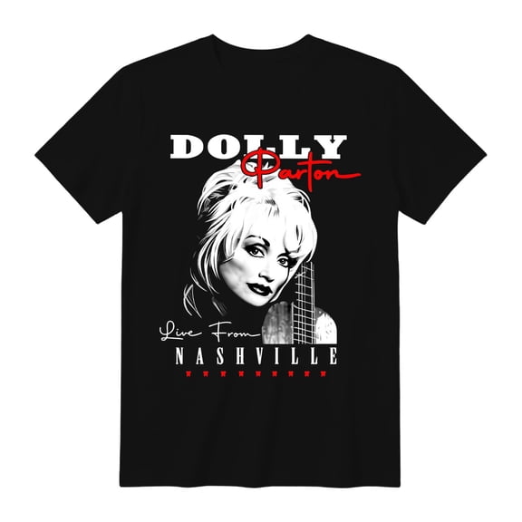 Men Funny Vintage Dolly T-Shirt Country Music Legend Tshirt Short Sleeve Crewneck Graphic Tees Trendy Tee Tops L