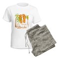 thumbnail image 5 of CafePress - St. Lucia Bride Women's Light Pajamas - Women's Short Sleeve Print T-Shirt and Pants Light Cotton Pajama Set, 5 of 7
