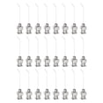 thumbnail image 1 of Blunt Tip Dispensing Needle 30 Gauge 1 Inch 45 Degrees Bent Flow, Silver Tone, 24pcs, 1 of 5