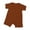 Chocolate, variant on Infant Short Sleeve Romper