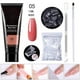 thumbnail image 2 of Pisexur Belleza Maquillaje Kit de gel de extensión de uñas Poly, gel transparente, kit de prueba para mejorar las uñas, con mini uñas, 15 mlpara mujeres y hombres, 2 of 2