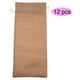 thumbnail image 2 of Juego de 12 bolsas de vino de lino color caqui con cierre de cordón y elegantes envoltorios para regalo de champán, 2 of 8