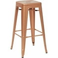 thumbnail image 1 of OSP Home Furnishings Bristow 30" Antique Metal Barstool, Copper Finish, 4 Pack, 1 of 4