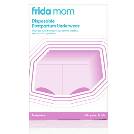 Frida Mom Boy short Disposable Postpartum Underwear (8 Pack)