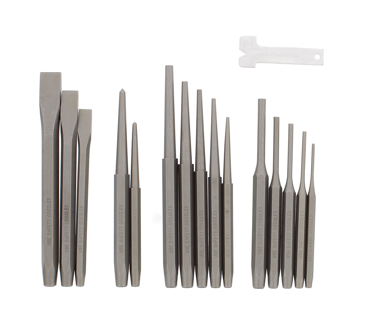 ABN Punch and Chisel 16-Piece Set for Automotive and Body Work