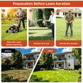 thumbnail image 6 of AOVOX Manual Lawn Aerator Tool with 15 Spikes, 32"-35" Adjustable T-Handle Aerator for Lawn, Automatic Dirt Ejection Design, Heavy Duty Yard Grass Aerator for Soil Compaction, Black & Orange, 6 of 8