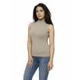 thumbnail image 2 of Women's Long Sleeve Mock Neck Casual Tee Top by Lunarable, 2 of 3