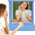 thumbnail image 2 of LAICAIW True Mirror Non Reversing, Non Reversing Mirror, Triangular Fixed Table Mirror for True Image, Real Me Mirror, Table Make Up Mirror Non-Reversing Vanity Mirror, Non-Magnifying Vanity Mirror, 2 of 7