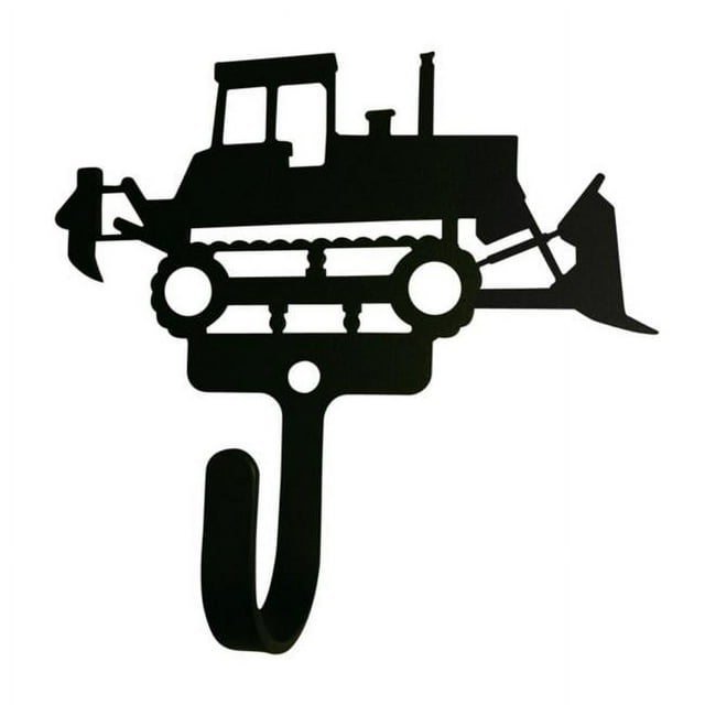 Village Wrought Iron WH-300-S Bull Dozer Wall Hook, Small