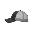 thumbnail image 3 of Valucap VC990 Contrast Stitch Cap-Black/ Grey, 3 of 3
