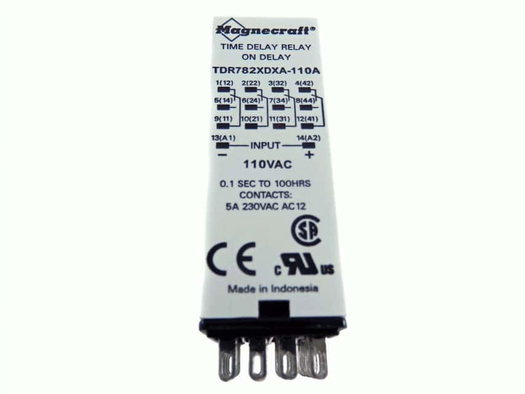 Magnecraft 4PDT 3A Time Delay Relay TDR782XDXA-110A