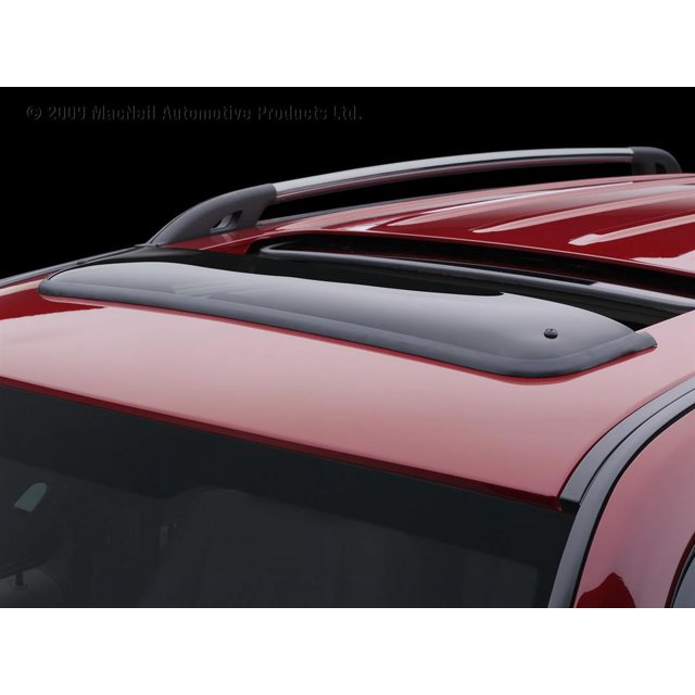 Weathertech Sunroof Wind Deflector 89132 Dark Smoke; Acrylic; Mounts With MagiClip Fastening System