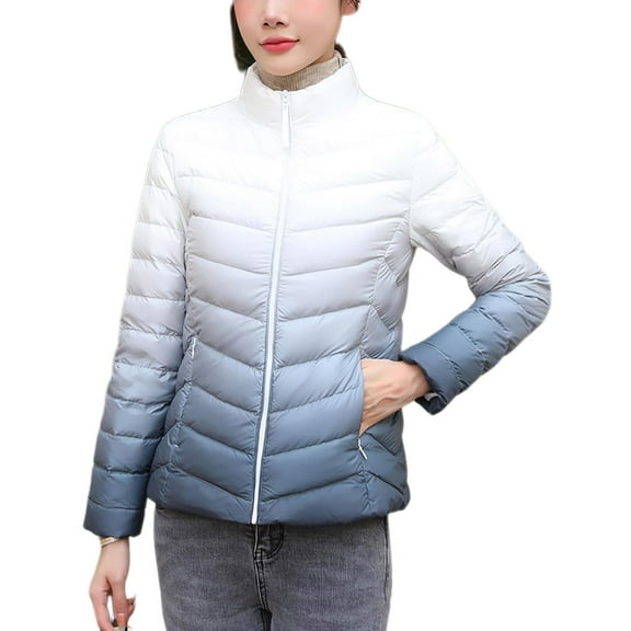 Winter Coats Sevevn Women's Winter Puffer Winter Coat Full Zip Quilted Bubble Outerwear Insulated Hooded Winter Jackets