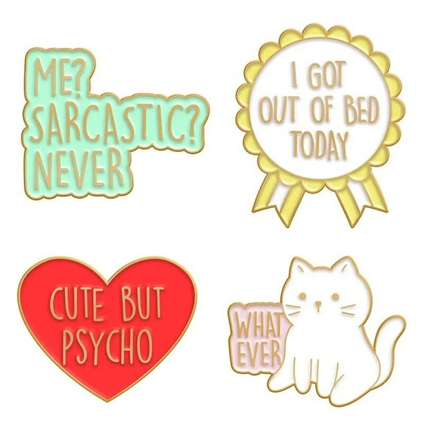 4-7 Pcs/Set Texto Esmalte Pines Punk Scream Ghost Broche Solapa Insignias Anime Motosierra Hombre Pin Accesorios De Joyería Regalo Para Amigos