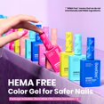 thumbnail image 2 of Set de esmaltes de uñas en gel Beetles Neon Bubbles, 6 colores, 15 ml, 2 of 6