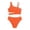 56Orange92, variant on WERYOUNG Girl's Swimsuit Sets Sleeveless Solid Color Asymmetrical Tops And Bottom Tankini Swimsuits Kids 2 Piece Swimwear Swimming Training Versatile Cozy Children Swim Wear