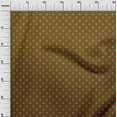 thumbnail image 3 of oneOone Cotton Cambric Brown Fabric Dot & Honey Bee Sewing Material Print Fabric By The Yard 42 Inch Wide, 3 of 5