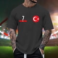 thumbnail image 2 of Pack De Playeras Para Hombre, Conjunto De Dos Piezas De Camiseta Y Pantalones Cortos De Manga Corta Con Estampado Para Hombre, Camisa Estampada Y Pantalón Corto., 2 of 4