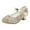 Gold, variant on Girls Dress Shoes, Sparkly Mary Janes with Low Heel, School Dance Shoes for Fall Activities,Size:10.5-11 Years