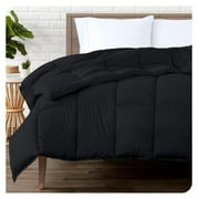 TiaGOC Duvet Insert Comforter - Full Size - Goose Down Alternative - Ultra-Soft - Premium 1800 Series - All Season Warmth - Bedding Comforter (Full, Black)
