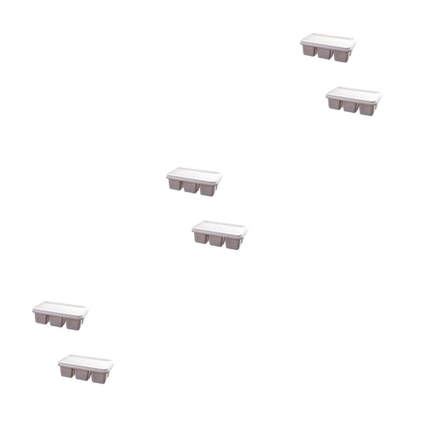 Cateissary 2 piezas de accesorios para bandejas de hielo, bloque de tamaño pequeño, accesorio para hacer cajas, molde con tapa, moldes para Type1 NO1